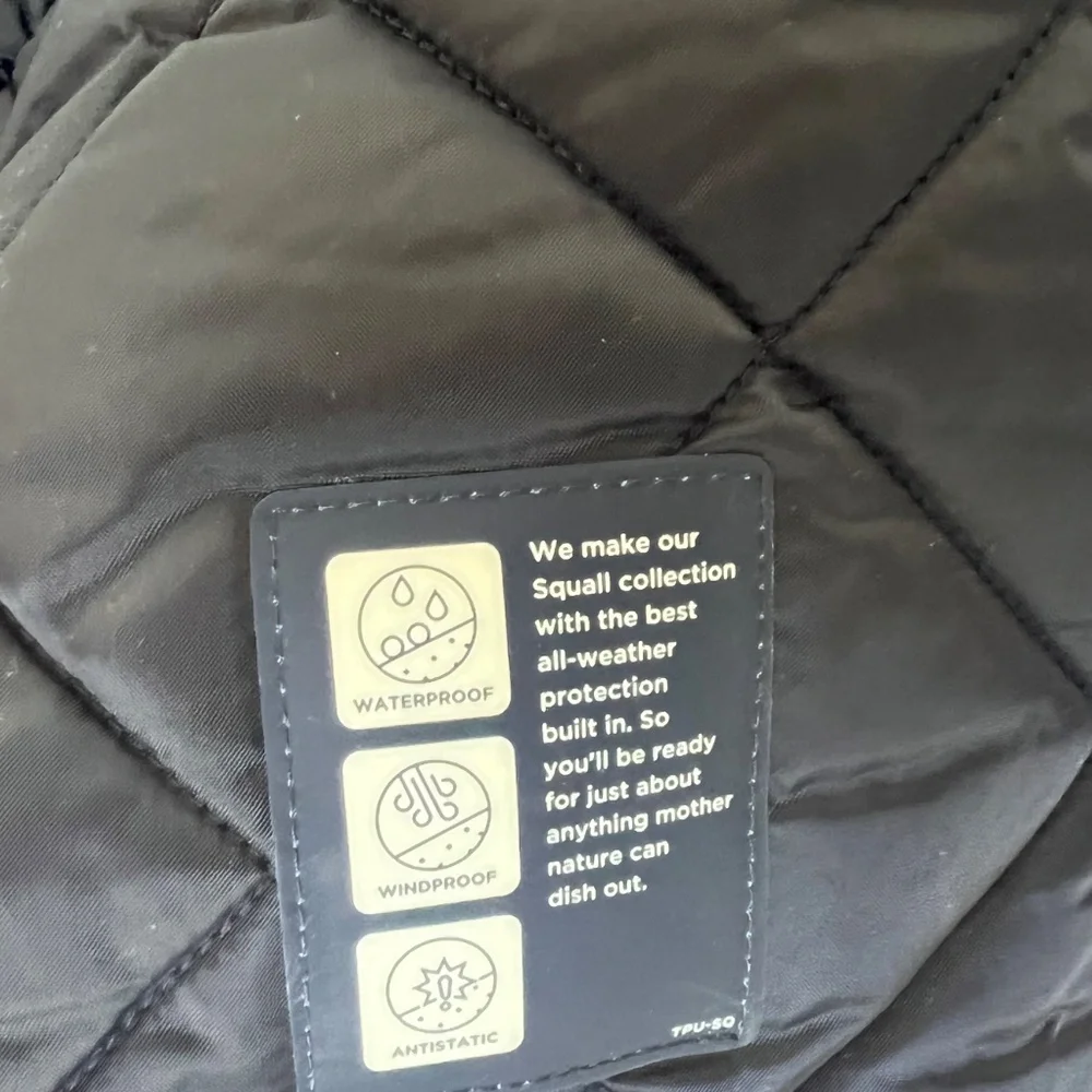 Lands End Women’s Squall Fleece Lined Winter Coat Blue Size Medium Petite 10/12 - Picture 10 of 12